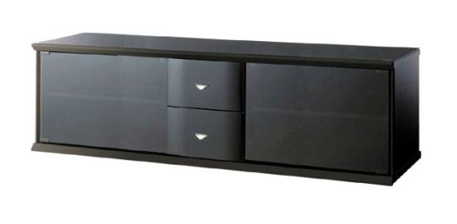 朝日木材加工 引き出し/コンセント付TVスタンド 42~52インチ用 AS-JU1300-B AS-JU1300-B