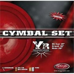 STAGG 4-Piece Student Cymbal Kit - Model YR-753 SET Musical Instruments