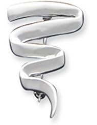 Sterling Silver Squiggle Pin