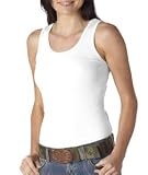 Bella Ladies Athletic Heather Super Soft 2x1 Rib Tank Top. B4000