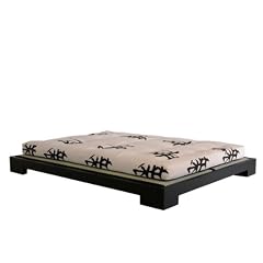Tokio Bett Erle schwarz gewachst, Liegefl�che:200x200
