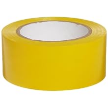 Brady 58200 108' Length, 2" Width, B-725 Vinyl Tape, Yellow Color Aisle Marking Tape