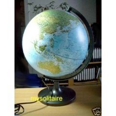 Globus - Marke: Sigma - beleuchtet - Doppelbild - mit Ortsregister - akt Stand 2010