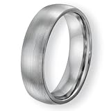 Chisel Cobalt Chromium Satin 6mm Band