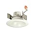 Nora Lighting NLCBC-55130 Cobalt 5" LED 3000K Reflector Recessed Trim, Diffused Clear / White Flange