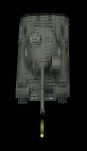 1/20 R/C 陸上自衛隊74式戦車 (畜光BB弾)