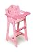 Badger Basket Blossoms And Butterflies Doll High Chair - Pink/Purple