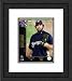 Framed Eric Gagne Milwaukee Brewers Photograph