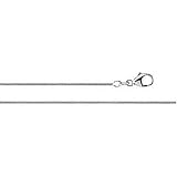 14K Platinum 1.00mm Round Snake Chain - 16, 18 and 20