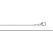 14K Platinum 1.00mm Round Snake Chain - 16, 18 and 20