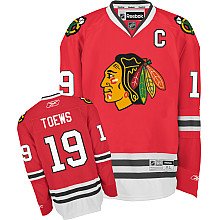 Reebok Chicago Blackhawks Jonathan Toews Premier Home Jersey - BLACKHAWKS TEAM COLOR Large