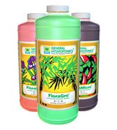 General Hydroponics Flora Kit 1 Pint each