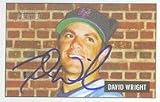 David Wright, New York Mets Autographed Card