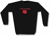 I LIKE TO BANG Drummers Drum Set Mens Sweat Shirt in 2 colors Small thru 3XL
