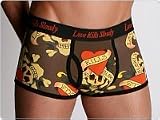 Ed Hardy - Ed Hardy Love Kills Party Trunk Brown