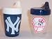 NEW YORK YANKEES Baby Shower Gift Infant 2 SIPPY CUPS