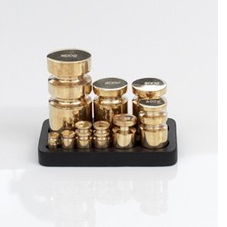 Brass Metric Churn Kitchen Scale Weights