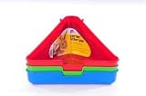 31Ks56KcfWL. SL160  Rabbit/ferret Corner Litter Pan
