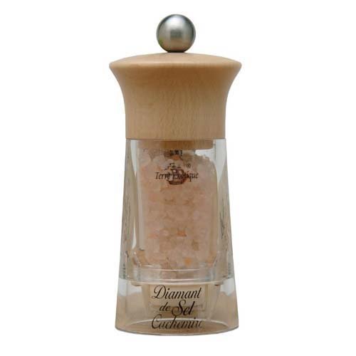 Peugeot Traditional Pepper Grinder Mill with Pink Terre Exotique Diamond Salt by Meat Grinders