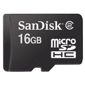 SanDisk microSDHC 16GB class2 バルク品