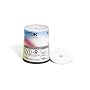 TDK DVD-R47PWWCBED100 DVD-R Printable 16x 100 Pack Cakebox