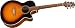 Takamine G Series G260C-BSB FXC Acoustic Guitar, Brown Sunburst