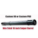 Paintball 32 Degrees Night Stick Barrel 16 inch Tippmann 98