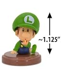 Baby Luigi ~1.125" Mini Figure [Super Mario Choco Egg Mini-Figure Series #3 - NO CANDY] (Japanese Import)IMAGE