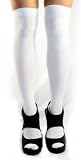 GIRLS WHITE Color Knee/Thigh High Socks Sockings Brand NEW 97% Lamb Wool