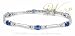 STUDIO 925: *MICHELLE MONTANA SAPPHIRE CZ BRACELET*