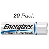 Energizer Ultimate Lithium AA 20 Batteries L91
