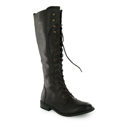 45A Ladies Brown Lace Up Riding Boots Size 6 Uk - Riding boots - Winter boots - Lace ups - Tall
