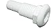 Thru-Hull Fitting 3-4" Straight Black