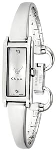 Gucci 109 Silver Stainless Steel Ladies Watch YA109519