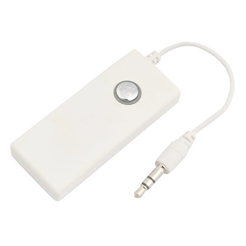 Wireless Bluetooth Stereo Audio Dongle Adapter for any 3.5mm Jack Device and CD/DVD Players MP3 MP4 PC PDAs iPod PSP, Bluetooth Stereo Headset, White Color