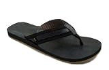 Cobian THE LONESTAR Leather Mens Sandals in Black
