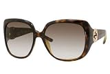 31KsoiffMbL. SL160  Gucci Womens 3163/S Rectangle Sunglasses,Havana Frame/Grey Gradient Lens,One Size