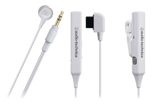 audio-technica 平型端子携帯電話専用インナーイヤーヘッドホン ATH-CK300T WH