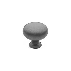 Baldwin 4708.452.BIN Classic Design 1-1/2-Inch Diameter Cabinet Knob, Distressed Antique Nickel