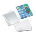 C-Line No-Punch Report Covers, 50 Clear Poly Covers & 50 White Binding Bars/box