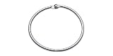 Charles Leonard Inc. Loose Leaf Rings, 2.50 Inches Diameter, Silver, 25 per Box (R69)