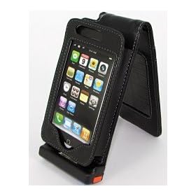 iPhone 3G Solar Charger Leather Sheath and Card Wallet