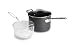 Emeril by All-Clad E9209164 Hard Anodized Nonstick Scratch Resistant Chicken Fryer Cookware Set, Black