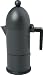 from Alessi A Di Alessi La-Cupola 6-Cup Espresso Coffee Maker in Aluminium Casting with Handle and Knob in PA, Black Model A9095/6 BB