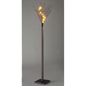 Dainolite DLHA107F-OBB Ice Cube Floor Lamp, Oil Brushed Bronze by Dainolite