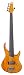 MTD Kingston Bass Guitar, Artist 5 String, Fretless with Lines, Transparent  Amber