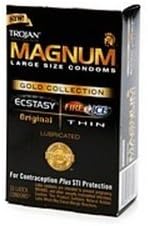 Trojan Magnum Gold Colctn Lrg Sz 10 Ct
