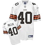 Reebok Cleveland Browns Peyton Hillis Youth Replica White Jersey Large
