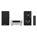 Pioneer X-HM30V-S HiFi Kompaktanlage (DVD/CD/MP3/WMA-Player, HDMI, Upscaler 1080p, 60 Watt, Apple iPod-Dock, USB 2.0) silber