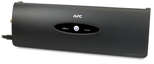 APC AV C Type 8 Outlet Power Filter, 120V - Black On Sale